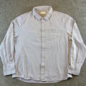 7 Diamonds‎ Shirt Mens XL Grey Pocket Stretch Dress Preppy  Button Up Oxford